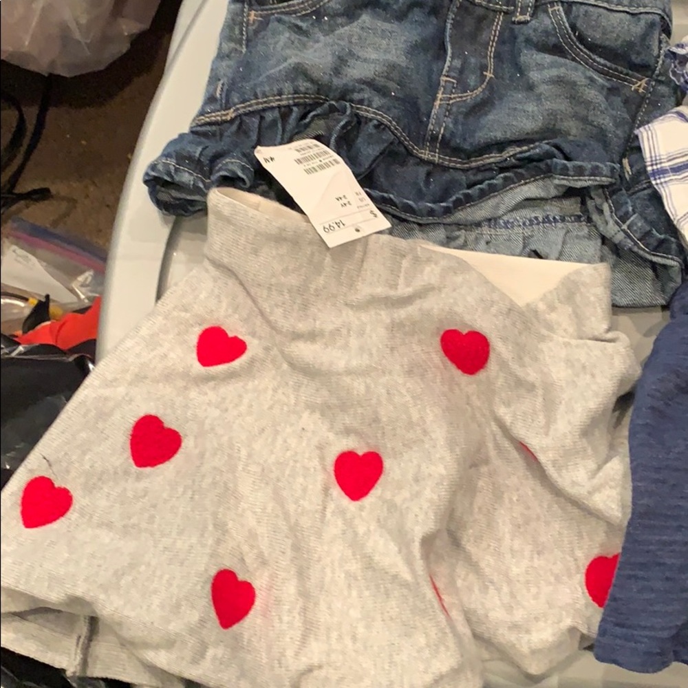 Little girls skirts, skirts and shorts